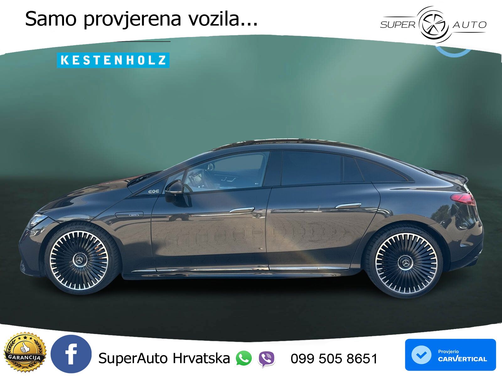Mercedes EQE AMG 43 100 kWh (476 KS) 4MATIC ZRAČNI+ACC+GR SJED+KAM