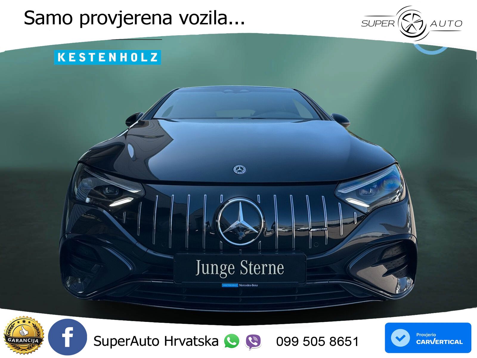 Mercedes EQE AMG 43 100 kWh (476 KS) 4MATIC ZRAČNI+ACC+GR SJED+KAM