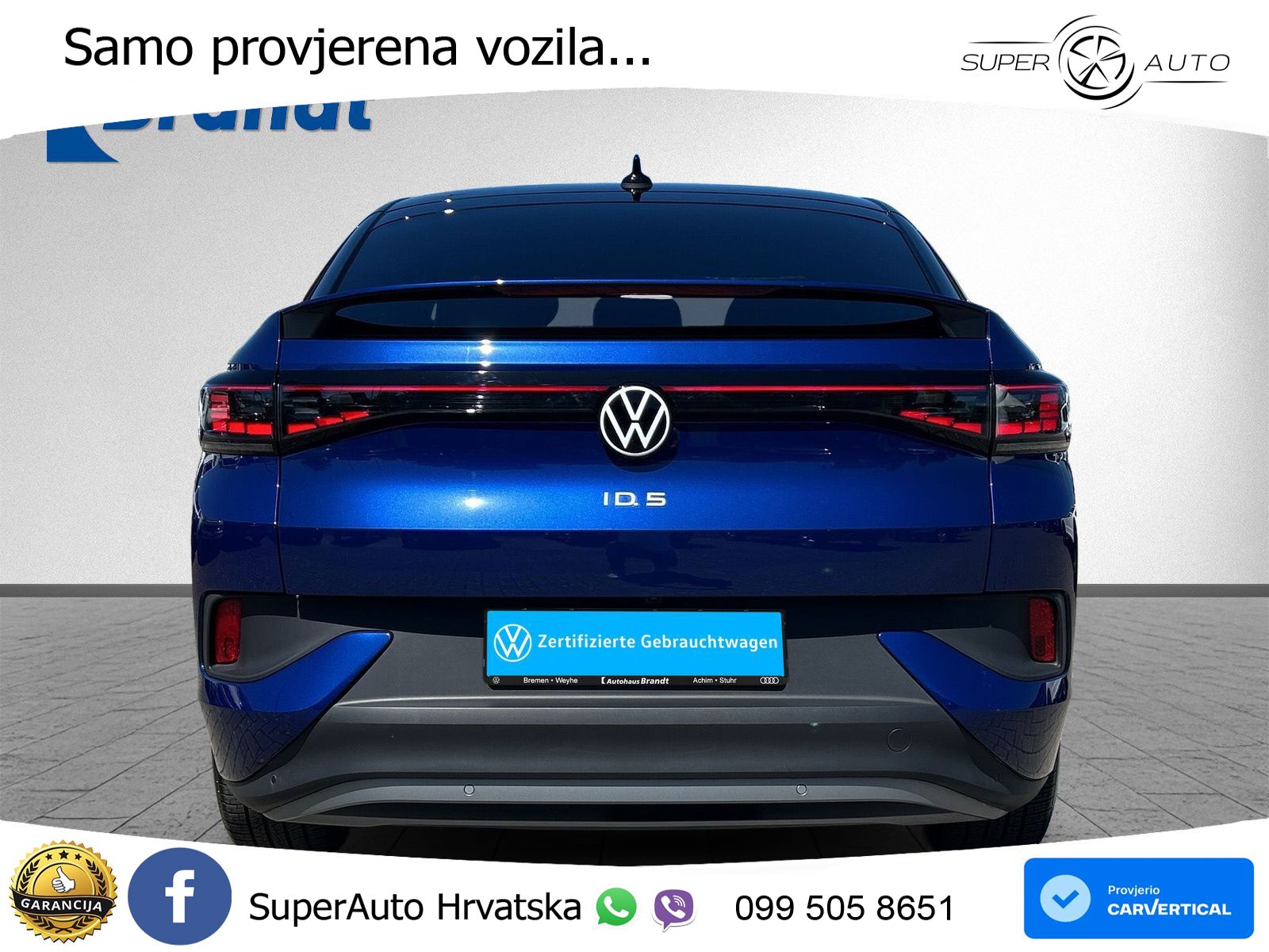 Volkswagen ID.5 Pro 82 kWh (286 KS) LED+GR SJED+ACC