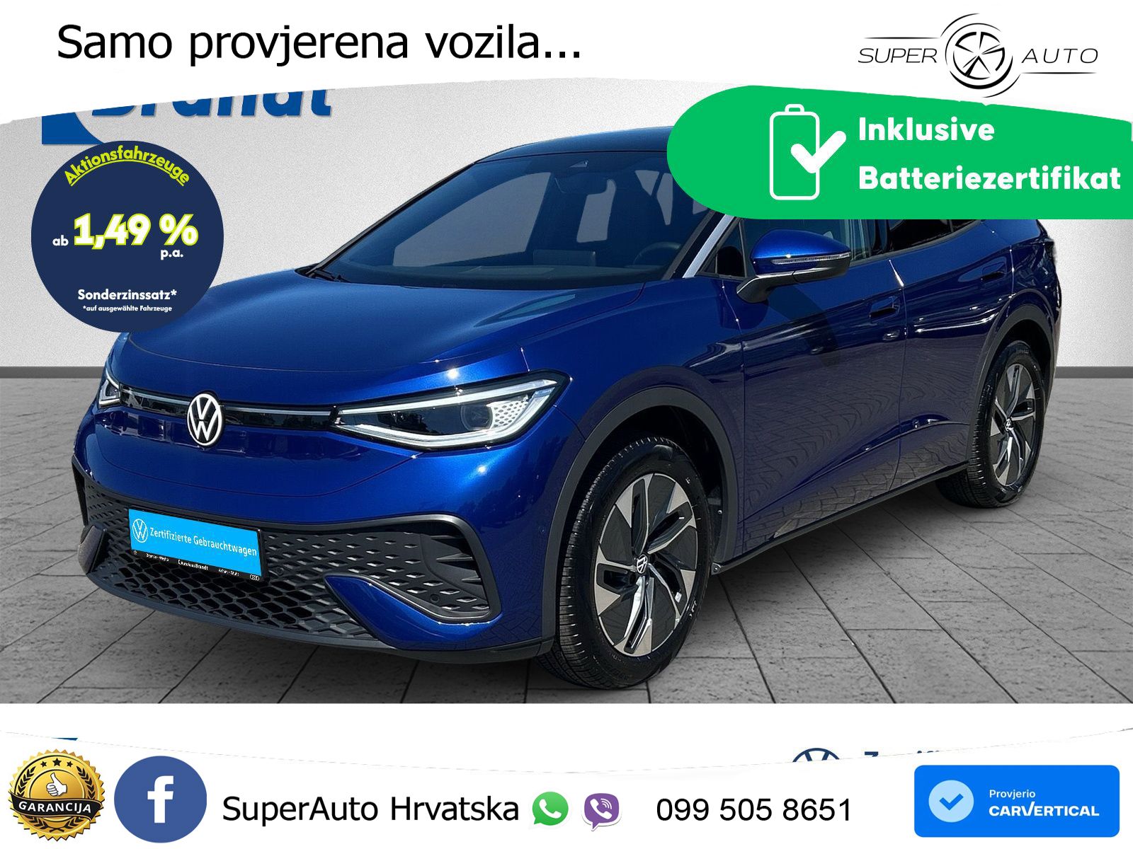 Volkswagen ID.5 Pro 82 kWh (286 KS) LED+GR SJED+ACC