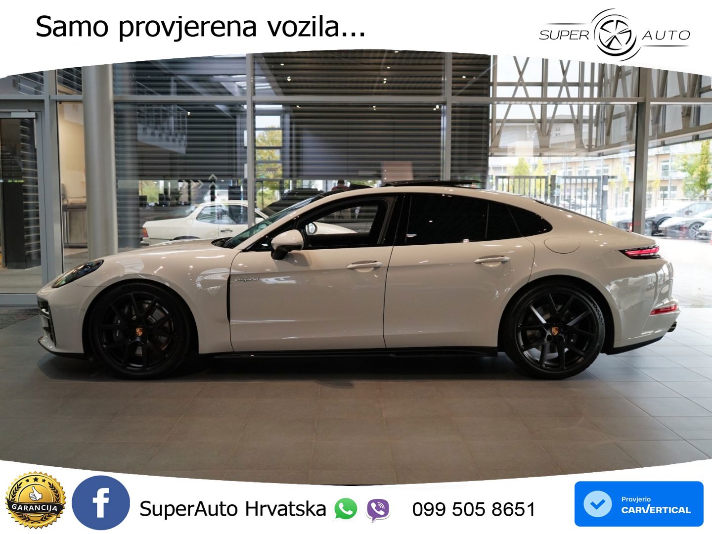 Porsche Panamera 4 2.9 V6 (470 KS) E-Hybrid PDK ACC+HEAD+4xGR SJED+360+PANO
