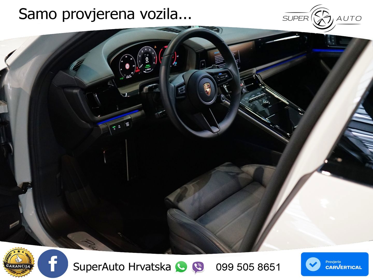 Porsche Panamera 4 2.9 V6 (470 KS) E-Hybrid PDK ACC+HEAD+4xGR SJED+360+PANO