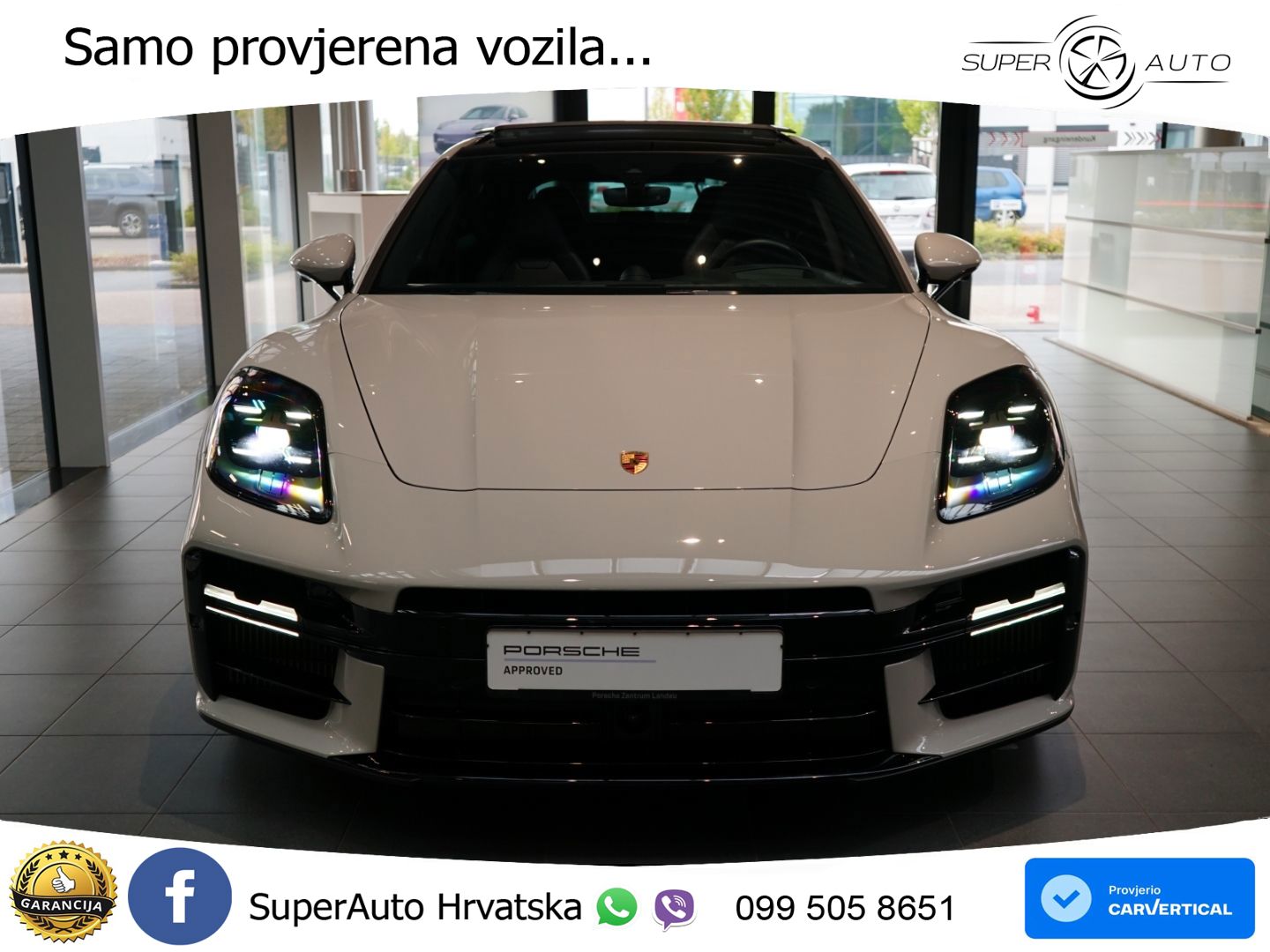 Porsche Panamera 4 2.9 V6 (470 KS) E-Hybrid PDK ACC+HEAD+4xGR SJED+360+PANO