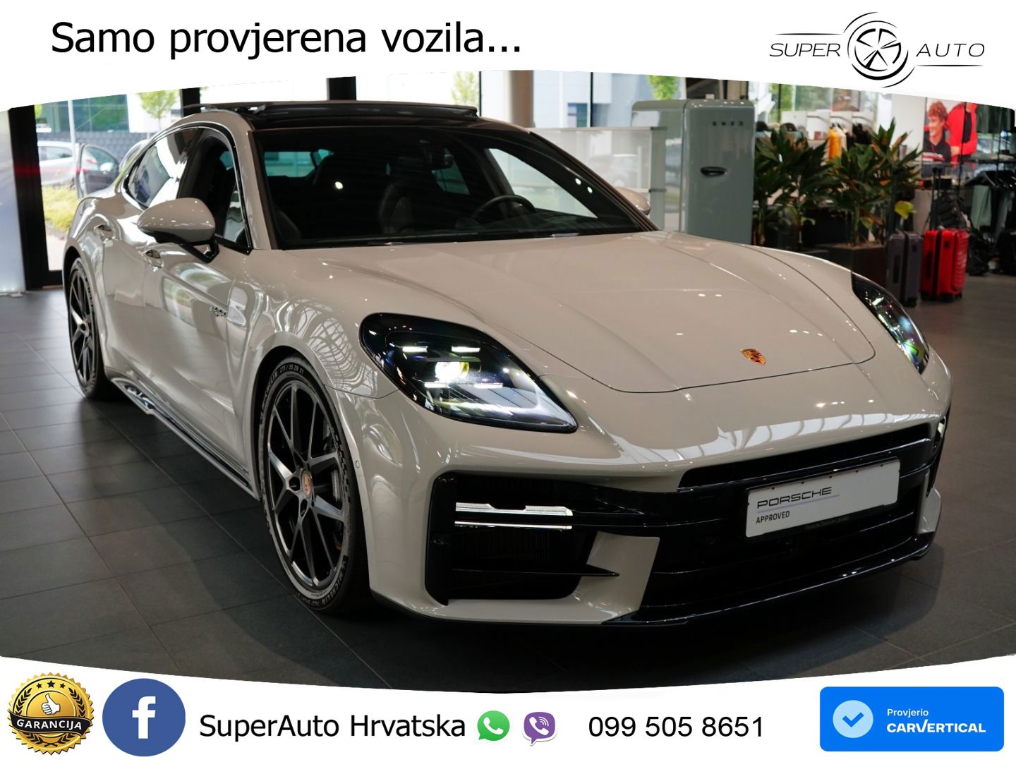 Porsche Panamera 4 2.9 V6 (470 KS) E-Hybrid PDK ACC+HEAD+4xGR SJED+360+PANO