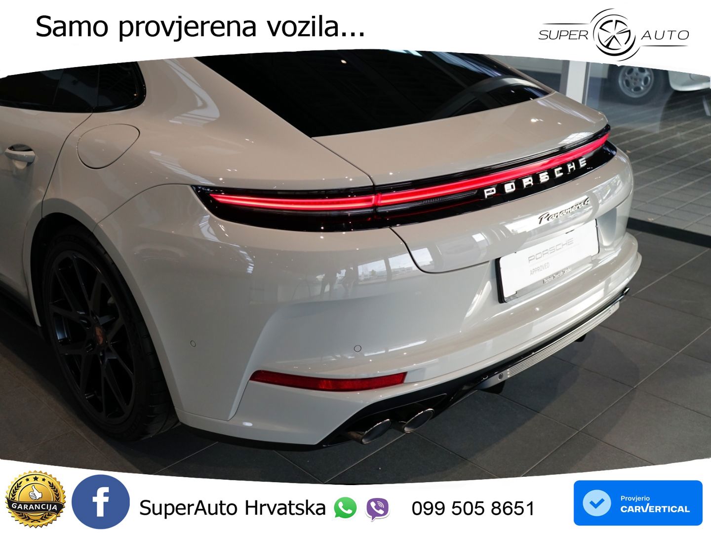 Porsche Panamera 4 2.9 V6 (470 KS) E-Hybrid PDK ACC+HEAD+4xGR SJED+360+PANO