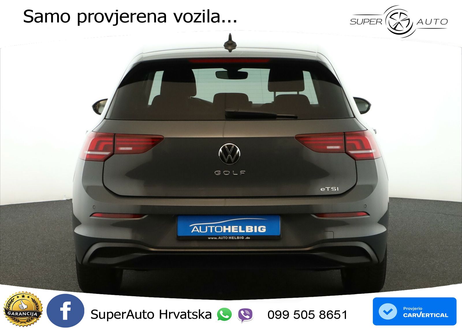 VW Golf 8 1.5 eTSI (150 KS) DSG Life LED+GR SJED+ACC