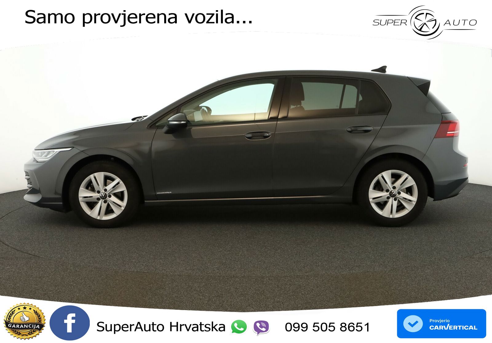 VW Golf 8 1.5 eTSI (150 KS) DSG Life LED+GR SJED+ACC