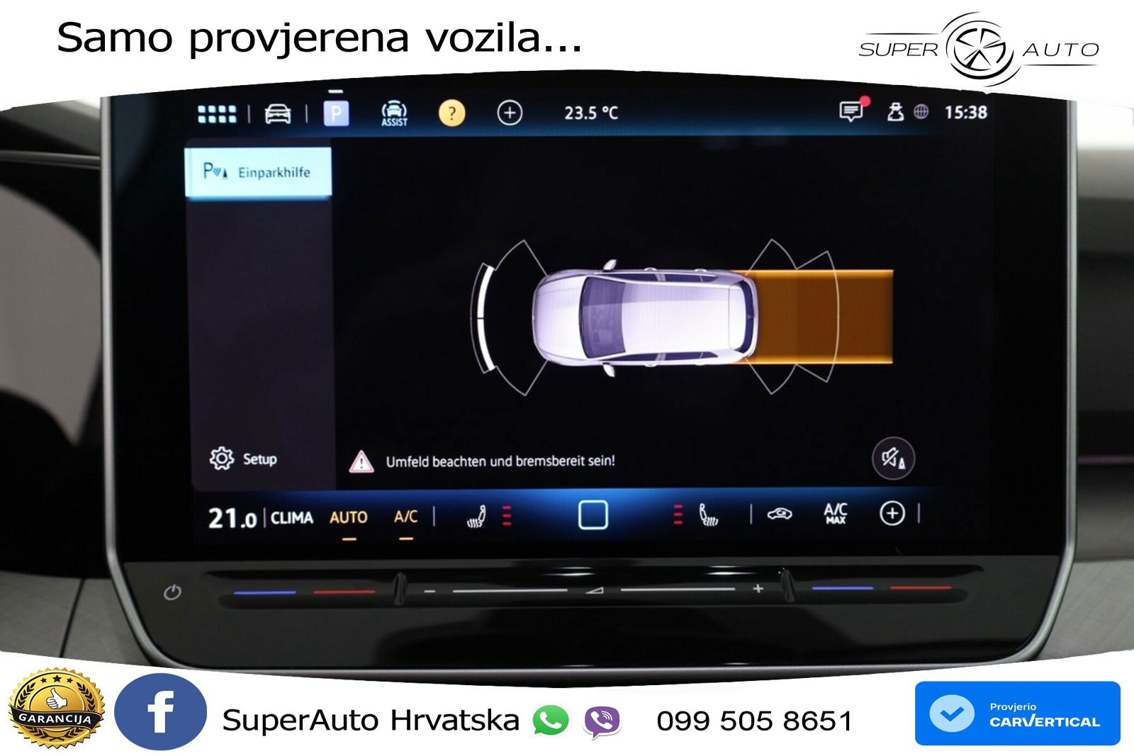 VW Golf 8 1.5 eTSI (150 KS) DSG Life LED+GR SJED+ACC