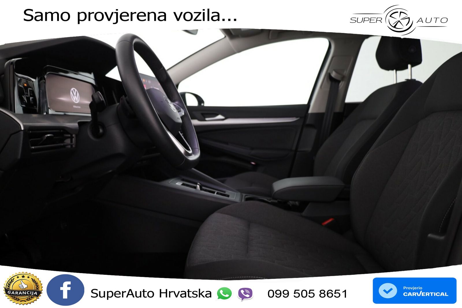 VW Golf 8 1.5 eTSI (150 KS) DSG Life LED+GR SJED+ACC