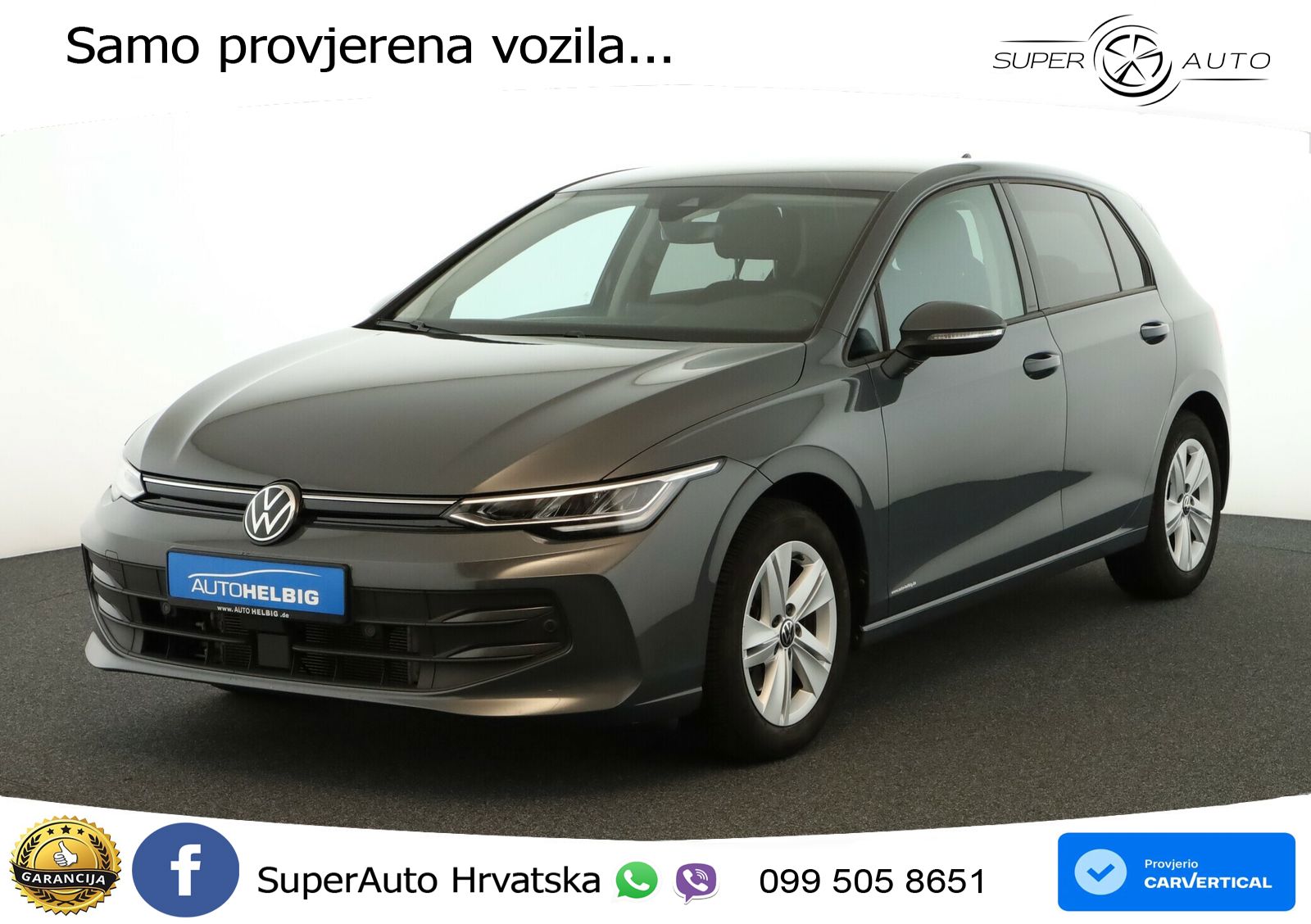 VW Golf 8 1.5 eTSI (150 KS) DSG Life LED+GR SJED+ACC