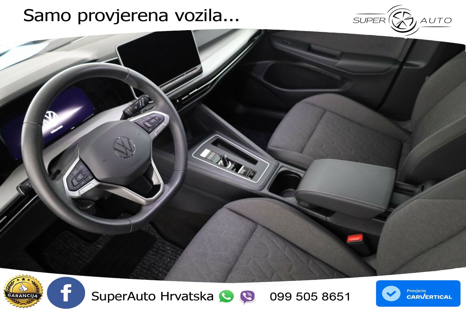 VW Golf 8 1.5 eTSI (150 KS) DSG Life LED+GR SJED+ACC
