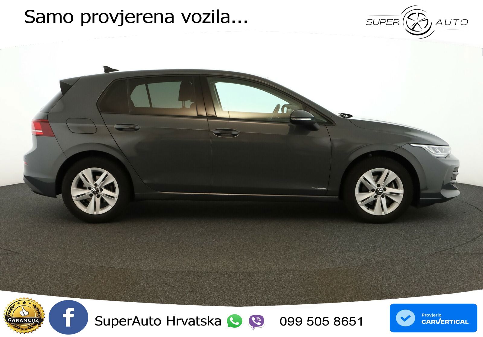 VW Golf 8 1.5 eTSI (150 KS) DSG Life LED+GR SJED+ACC