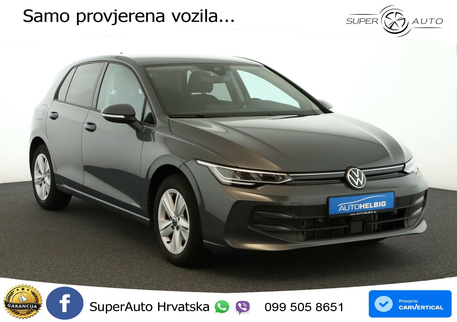 VW Golf 8 1.5 eTSI (150 KS) DSG Life LED+GR SJED+ACC