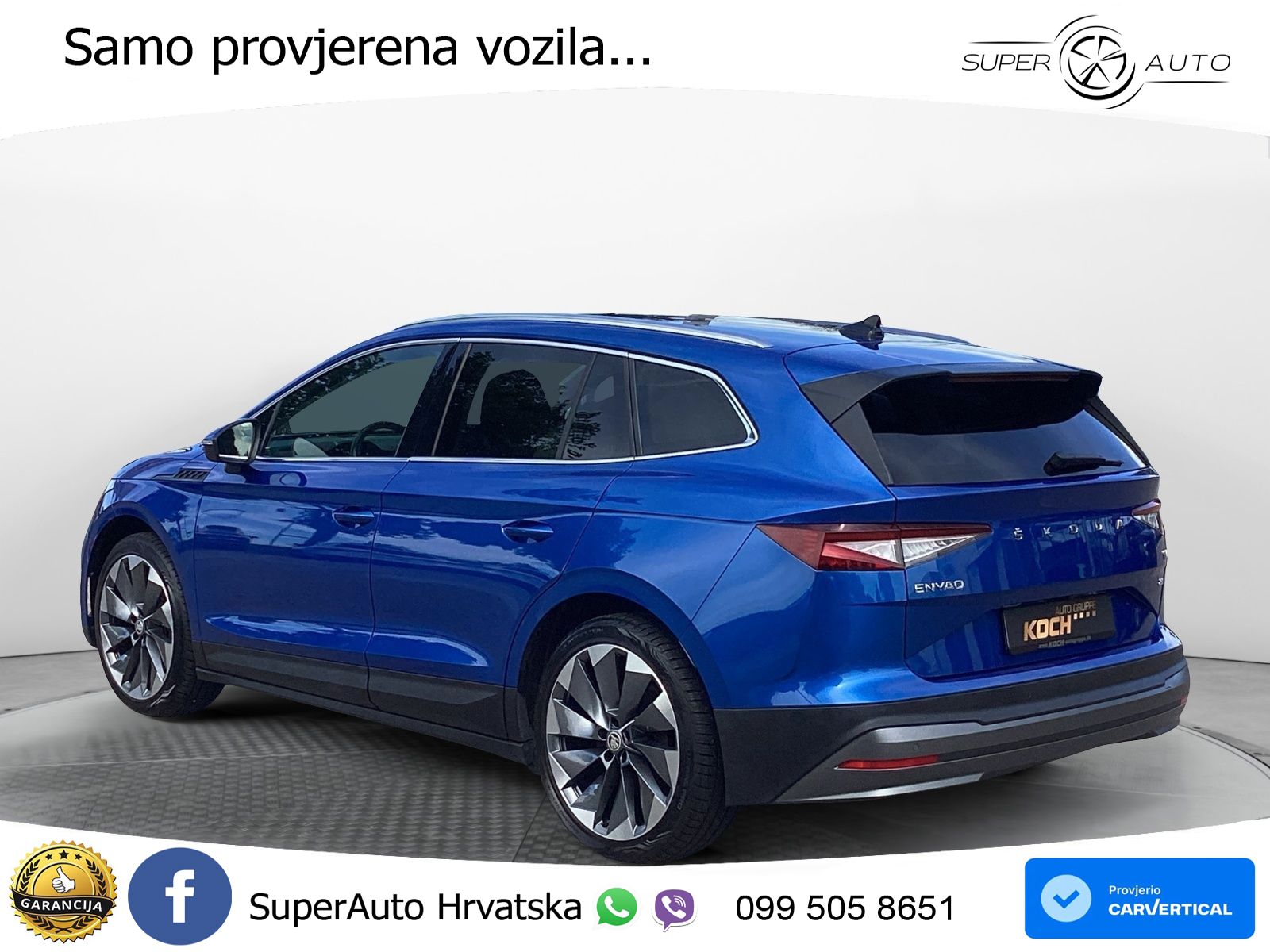 Škoda Enyaq iV 80 82 kWh (204 KS) Suite LED+GR SJED+ACC