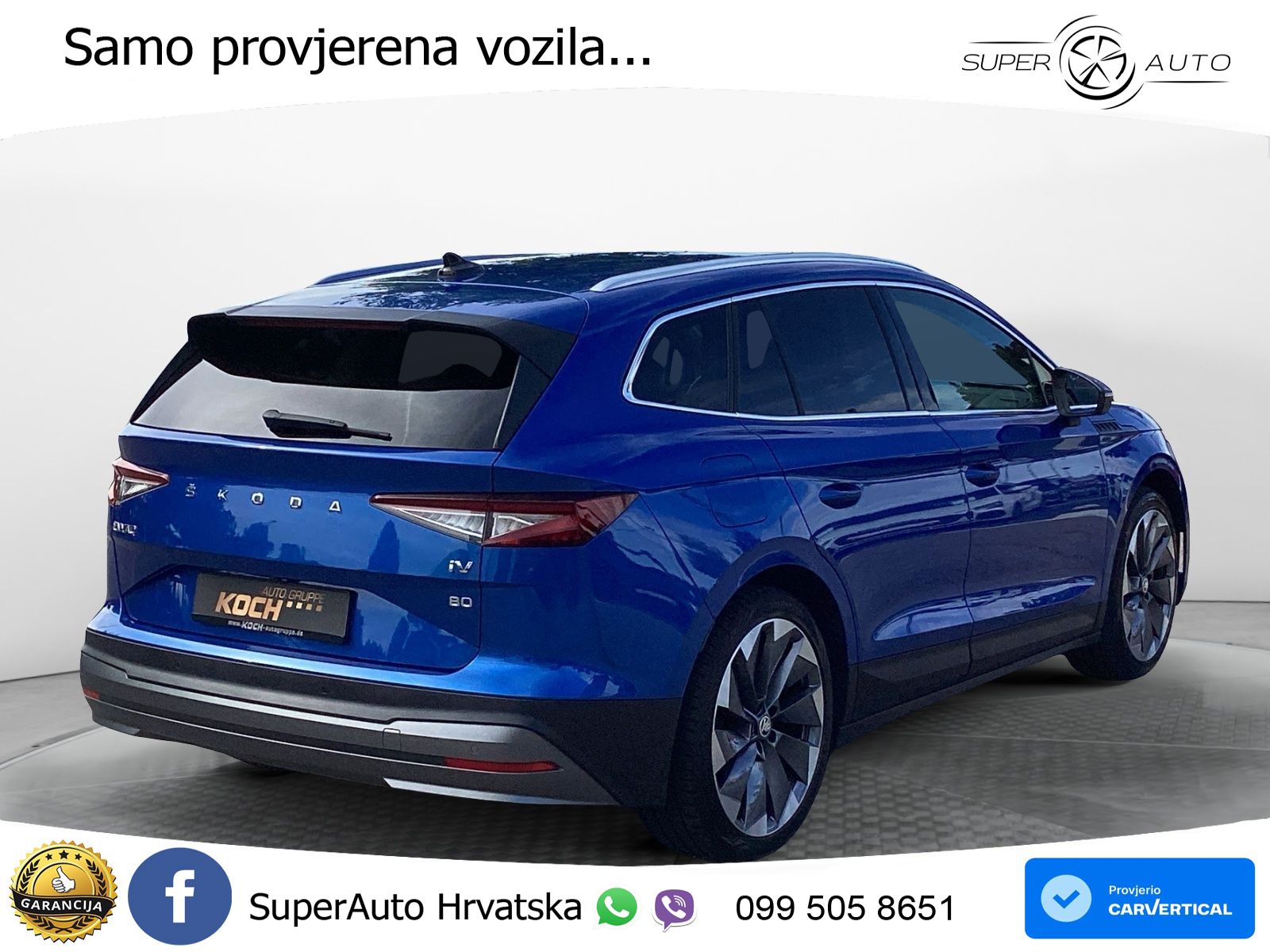 Škoda Enyaq iV 80 82 kWh (204 KS) Suite LED+GR SJED+ACC