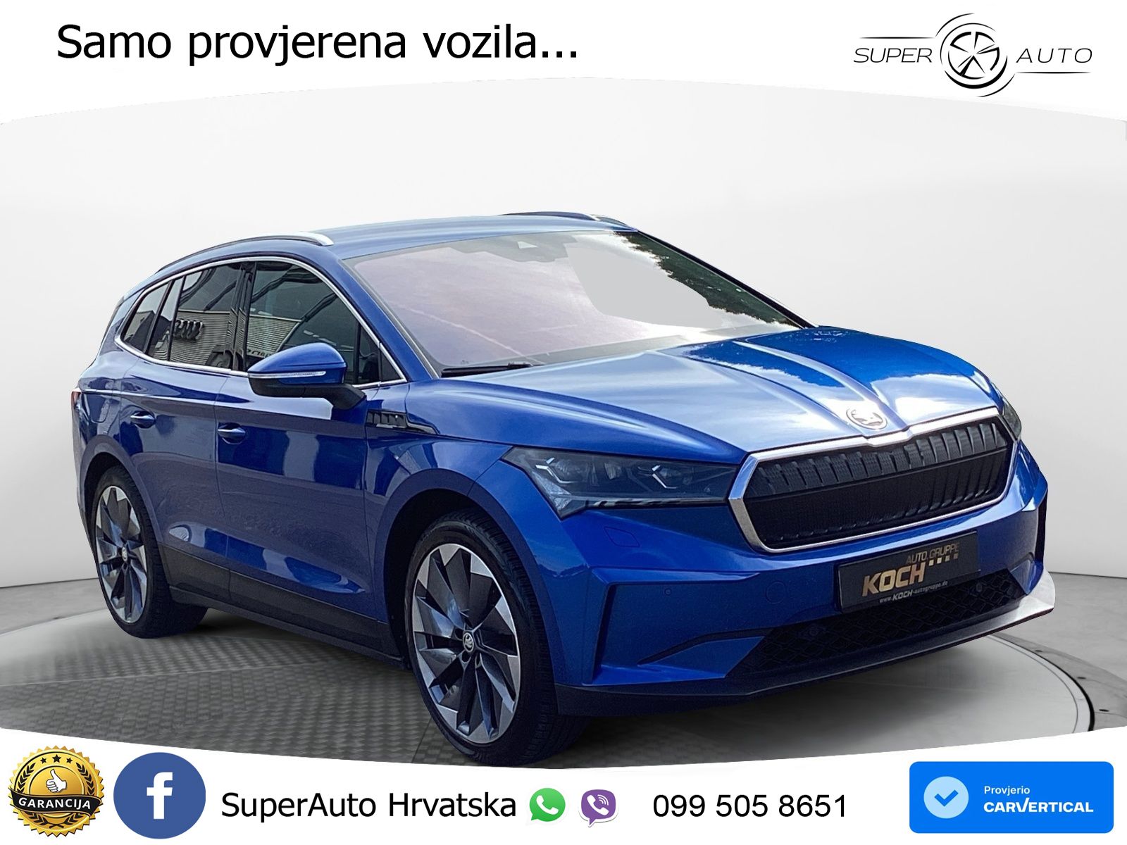 Škoda Enyaq iV 80 82 kWh (204 KS) Suite LED+GR SJED+ACC