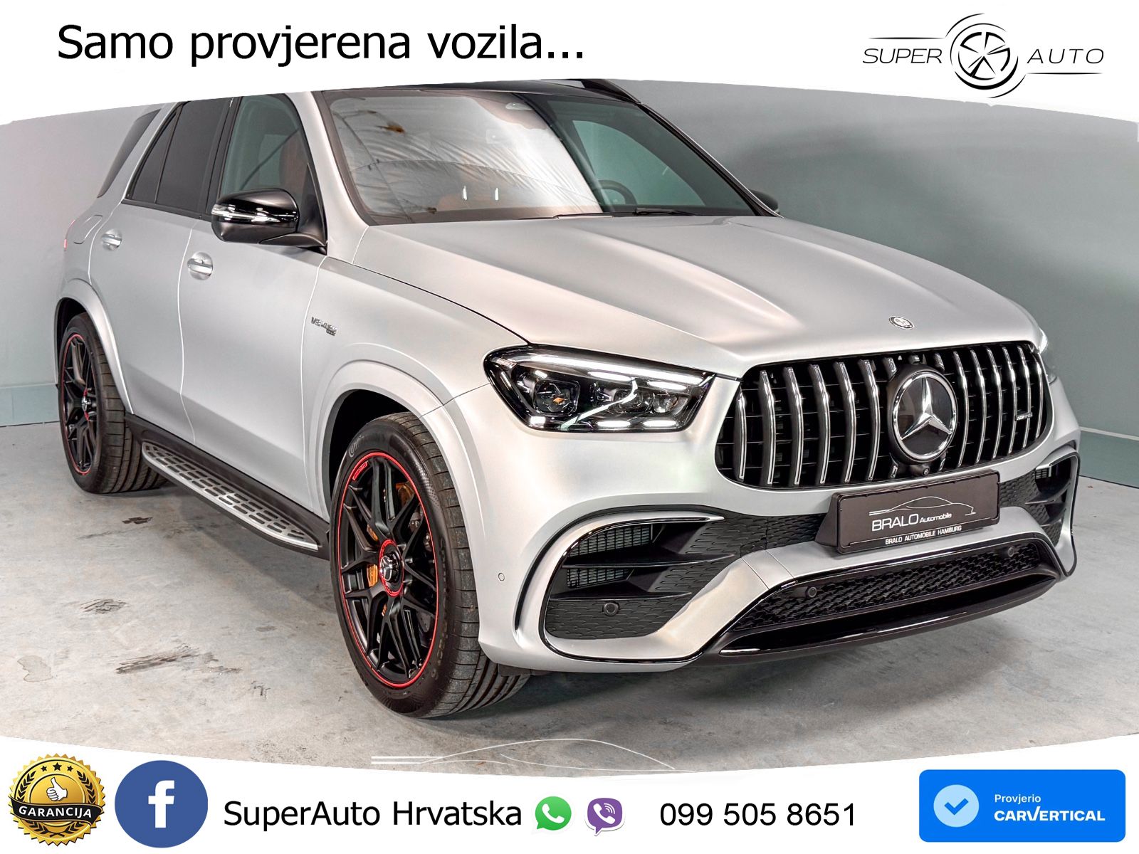 Mercedes AMG GLE 63 S V8 (612 KS) EQ Boost 4MATIC+ AMG SPEEDSHIFT TCT 9G LED+GR SJED+ACC