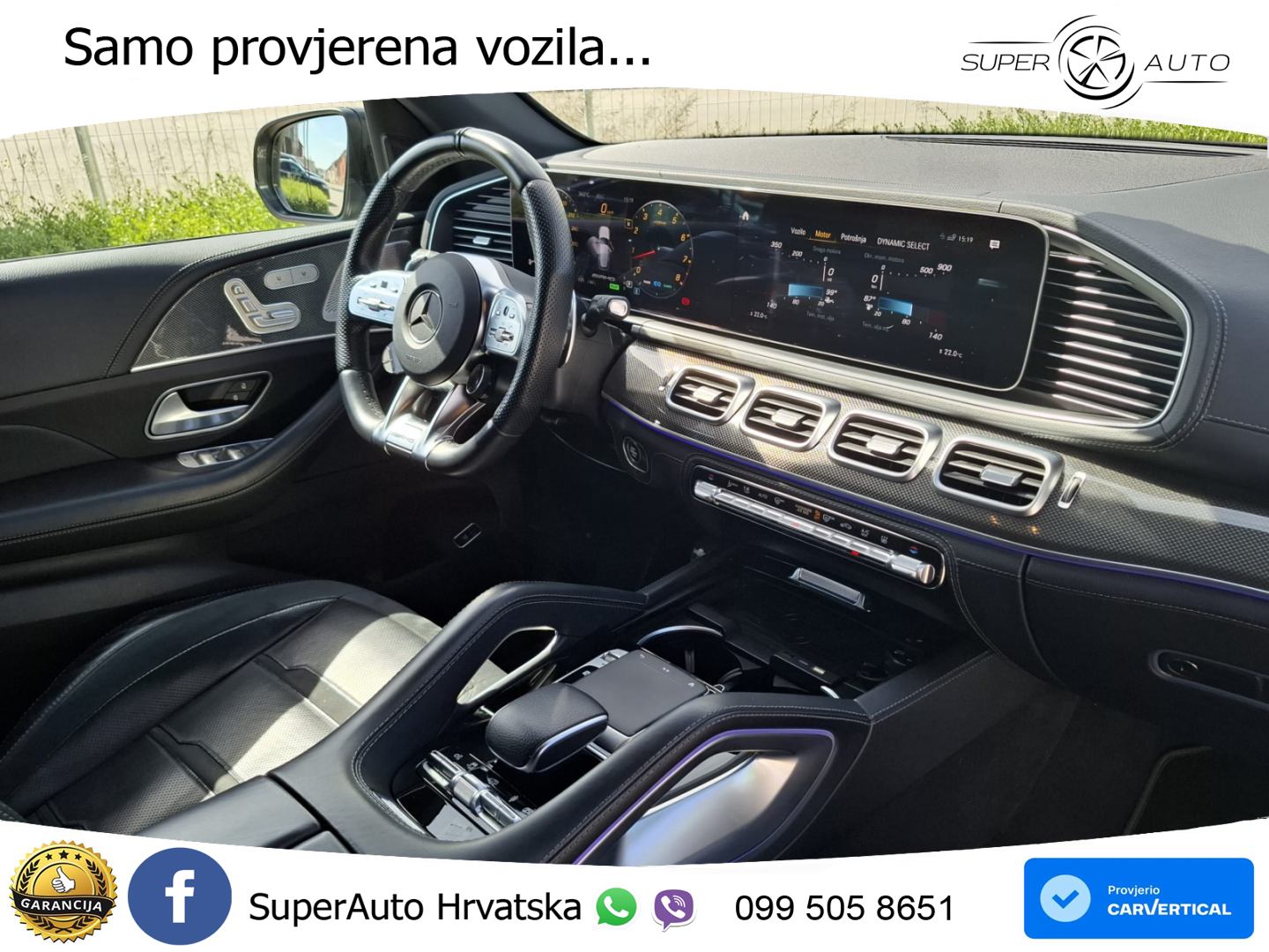 Mercedes AMG GLE 63 V8 4M Aut. 571 KS, ZRAČNI+ACC+GR SJED+360+BURM+22"
