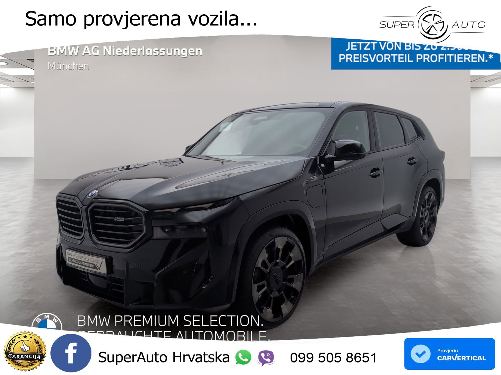 BMW XM 50e (476 KS) M xDrive M Steptronic