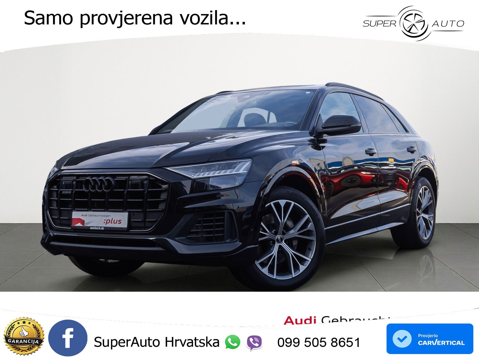 Audi Q8 55 TFSI V6 (340 KS) quattro Tiptronic LED+GR SJED+ACC