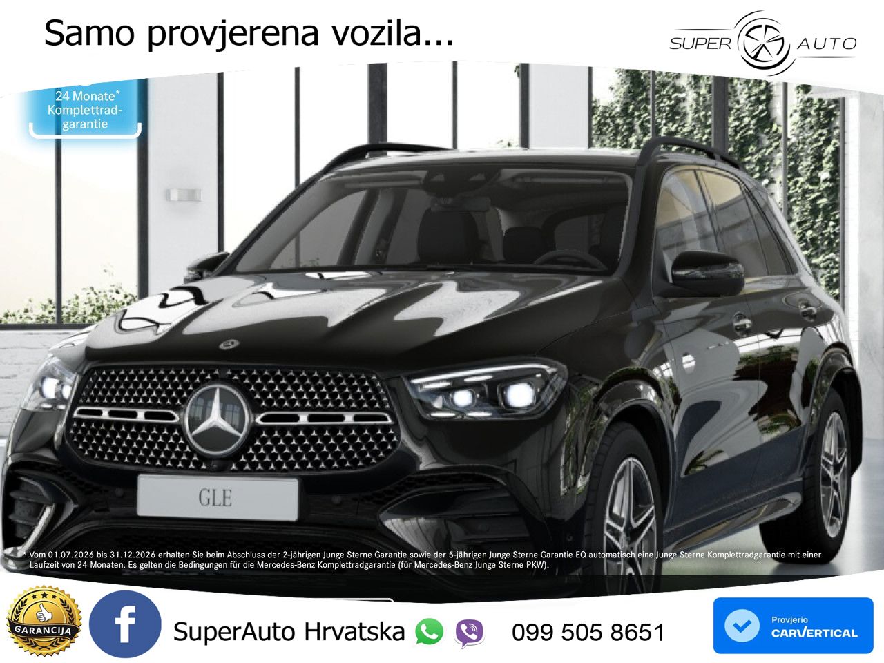 Mercedes GLE 300d (269 KS) EQ Boost 4MATIC 9G-TRONIC AMG LED+GR SJED+ACC