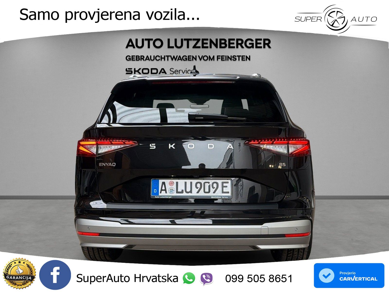 Škoda Enyaq 85 82 kWh (286 KS) LED+GR SJED+ACC