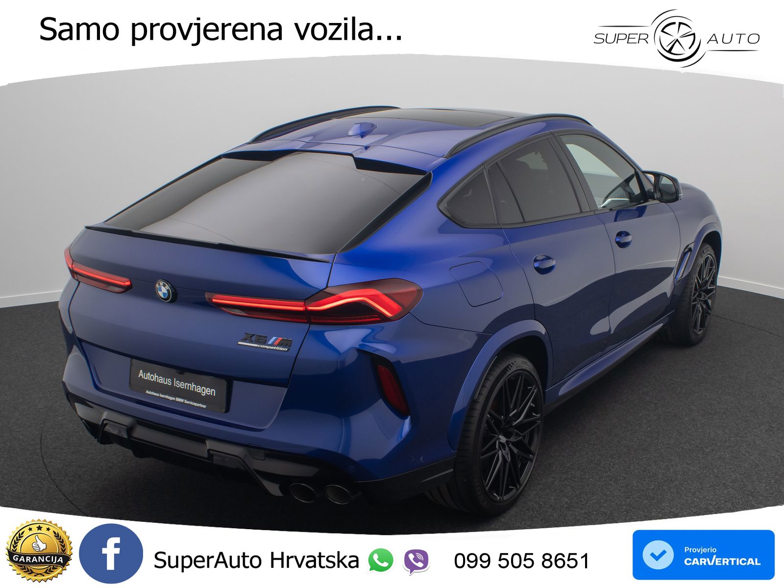 BMW X6 M Competition 4.4 V8 (625 KS) xDrive Steptronic LED+GR SJED+ACC