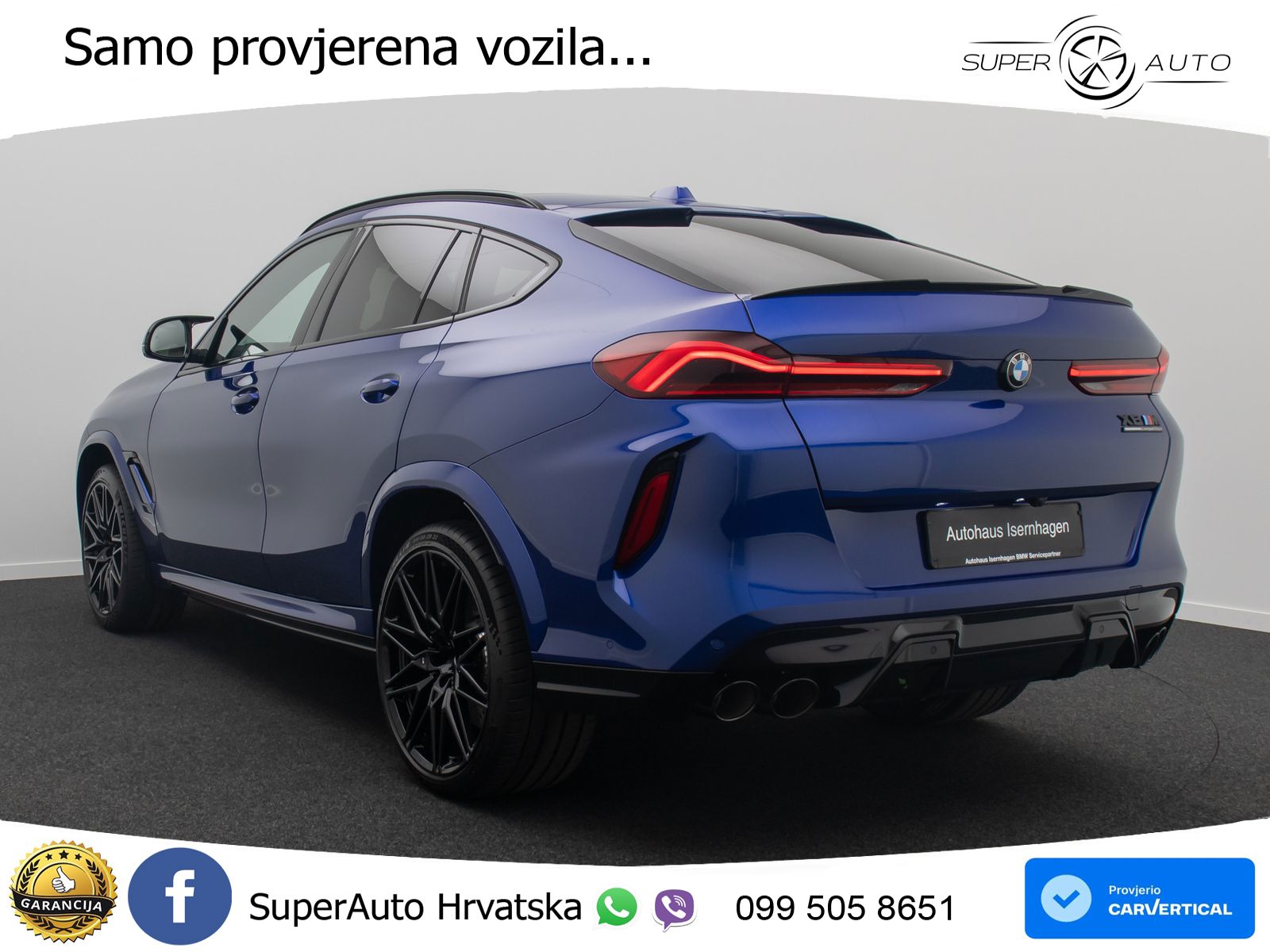 BMW X6 M Competition 4.4 V8 (625 KS) xDrive Steptronic LED+GR SJED+ACC