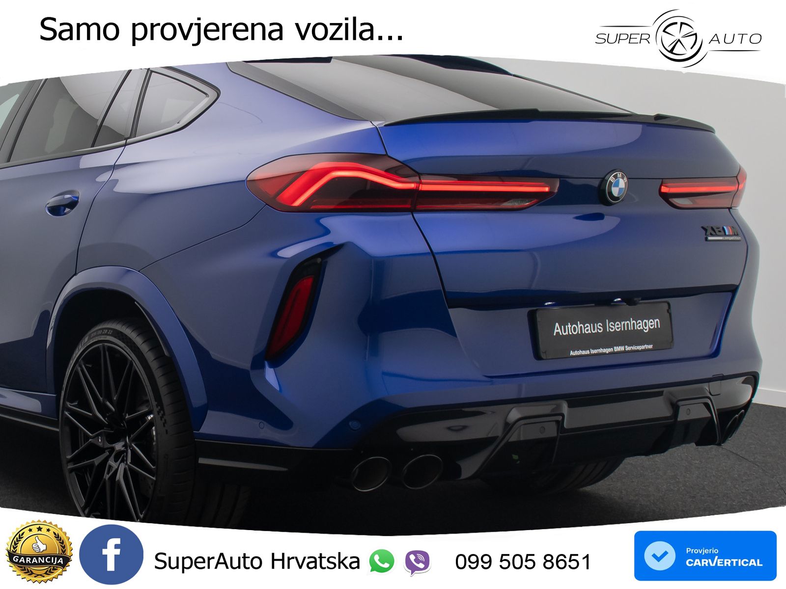 BMW X6 M Competition 4.4 V8 (625 KS) xDrive Steptronic LED+GR SJED+ACC