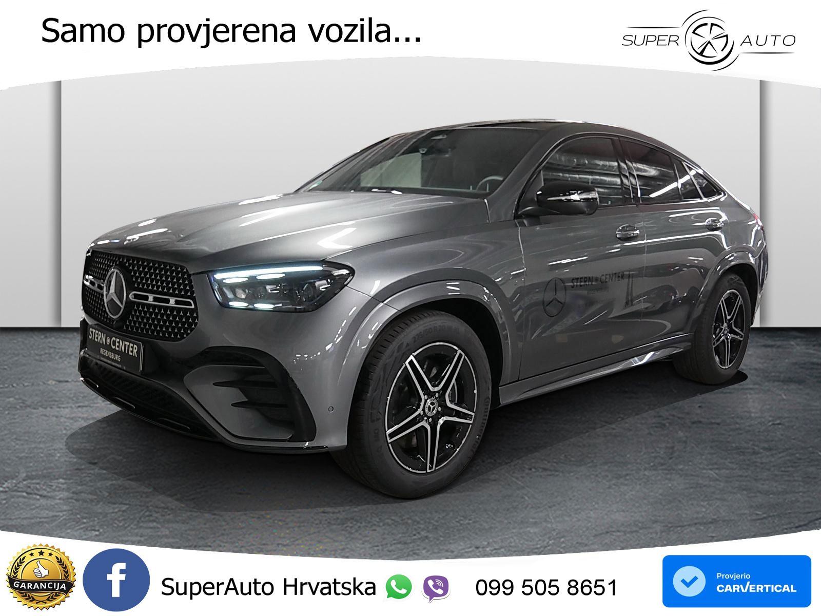 Mercedes GLE Coupe 300d (269 ks) EQ Boost 4MATIC 9G-TRONIC AMG LED+GR SJED+ACC