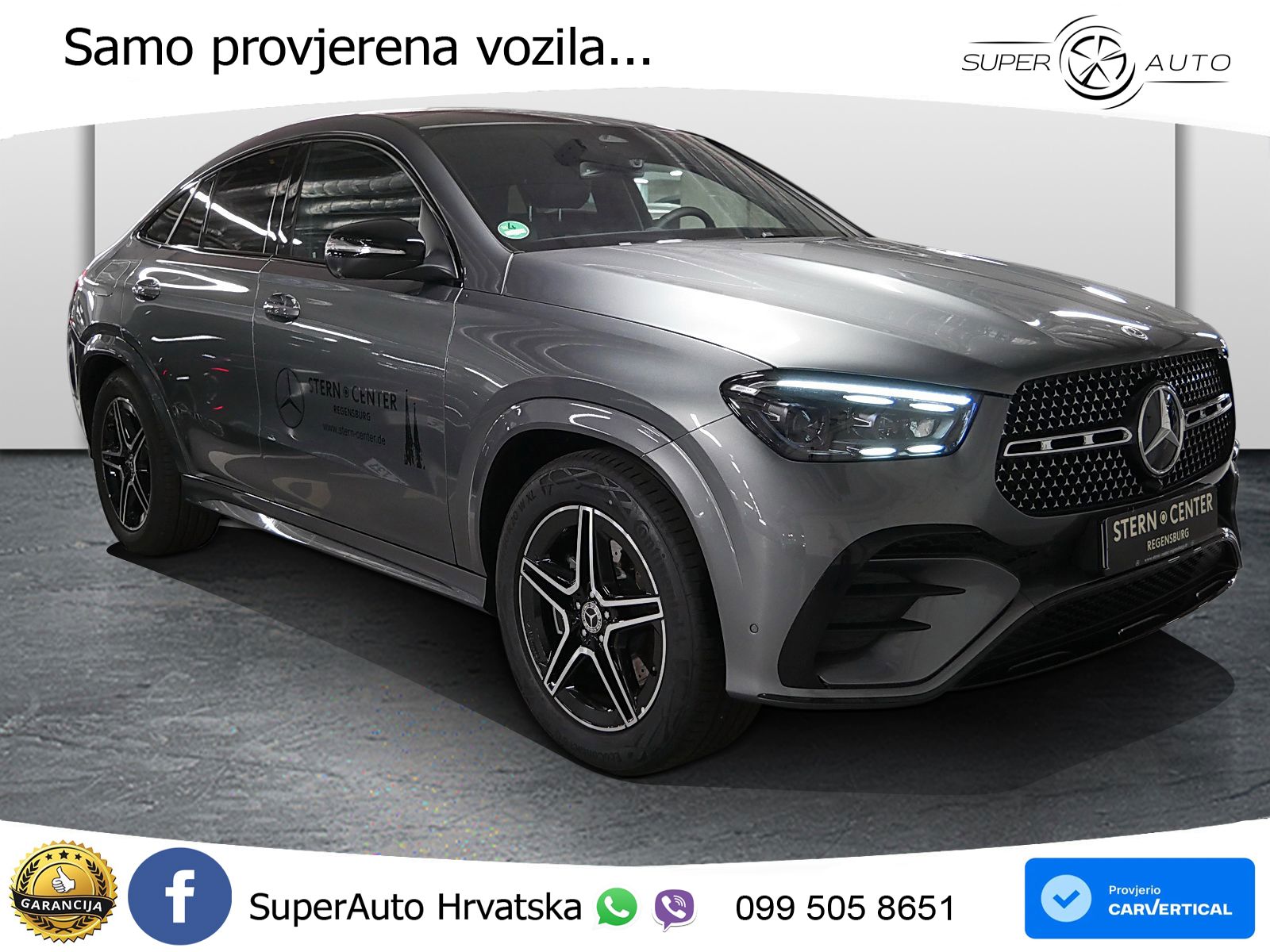 Mercedes GLE Coupe 300d (269 ks) EQ Boost 4MATIC 9G-TRONIC AMG LED+GR SJED+ACC