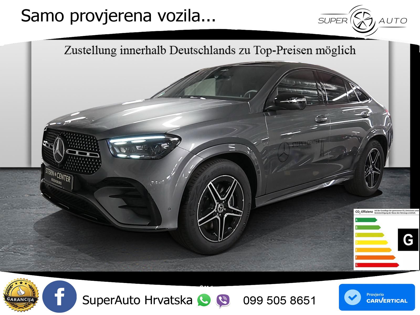 Mercedes GLE Coupe 300d (269 ks) EQ Boost 4MATIC 9G-TRONIC AMG LED+GR SJED+ACC
