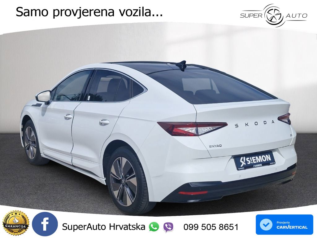 Škoda Enyaq Coupe iV 85 82 kWh (286 KS) Loft LED+GR SJED+ACC