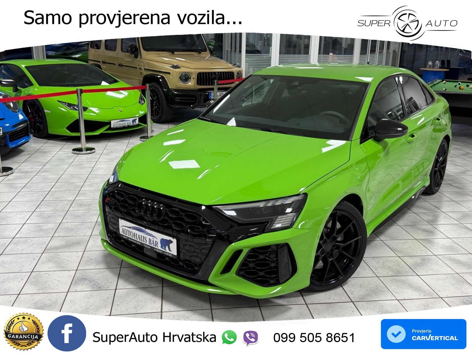 Audi RS3 Sportback 2.5 TFSI (400 KS) quattro S tronic LED+GR SJED+ACC