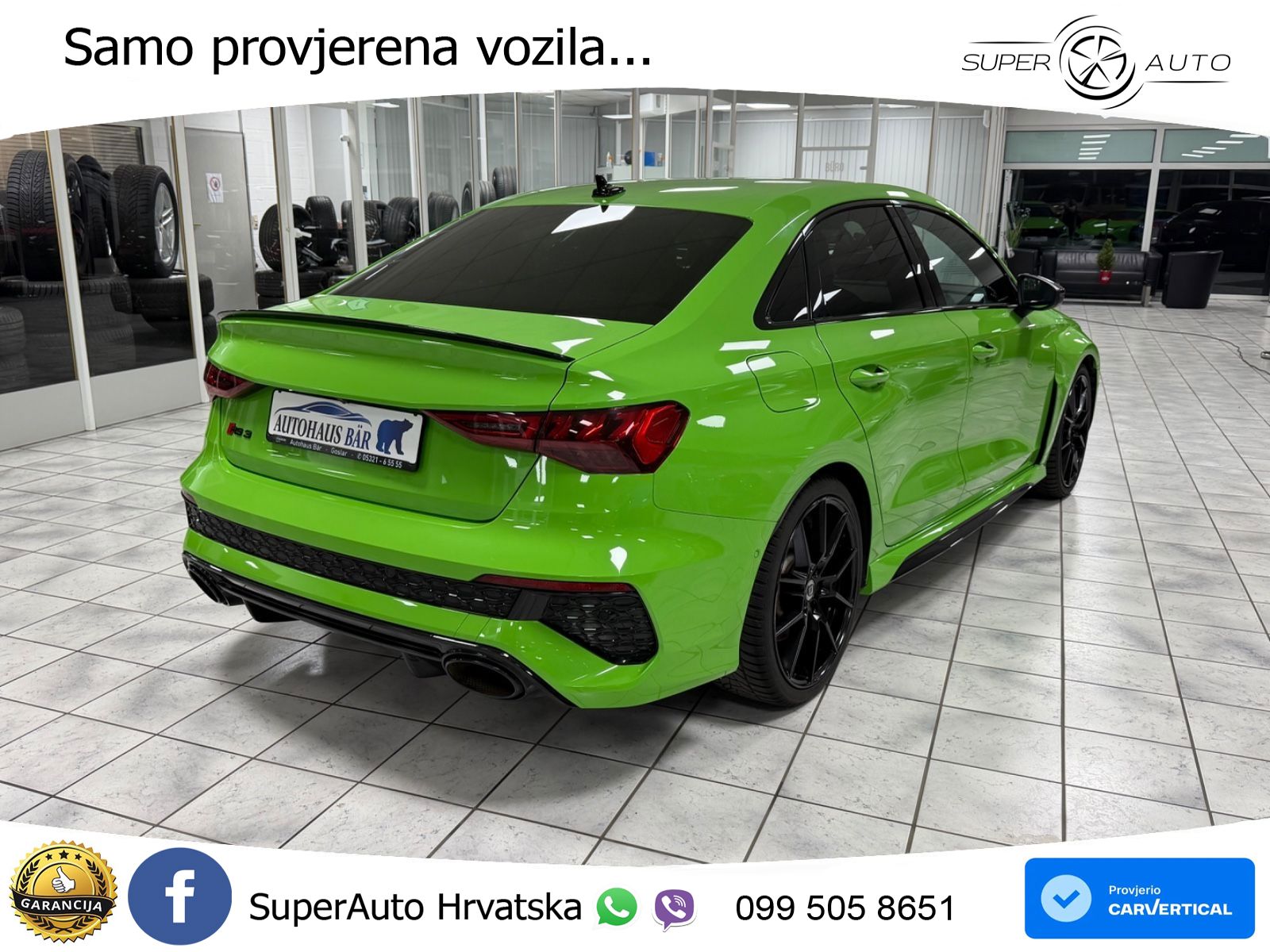 Audi RS3 Sportback 2.5 TFSI (400 KS) quattro S tronic LED+GR SJED+ACC