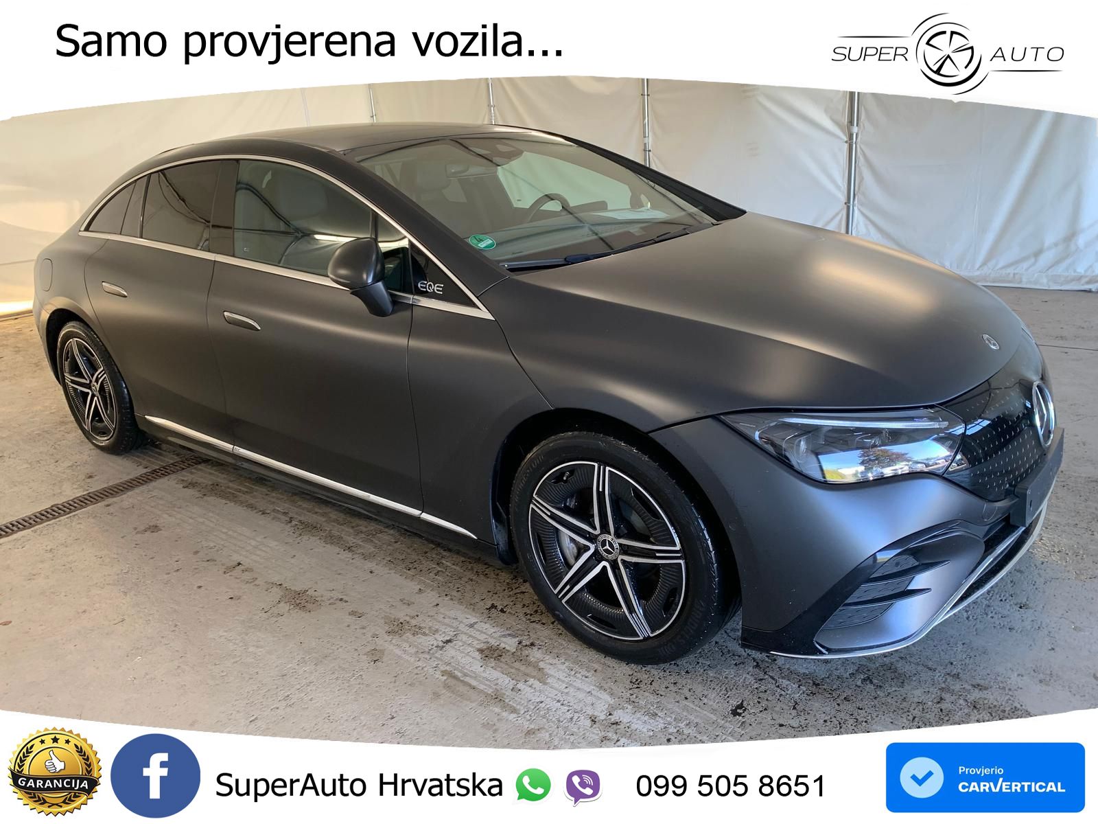 Mercedes EQE 500 100 kWh (408 KS) 4MATIC AMG LED+GR SJED+ACC