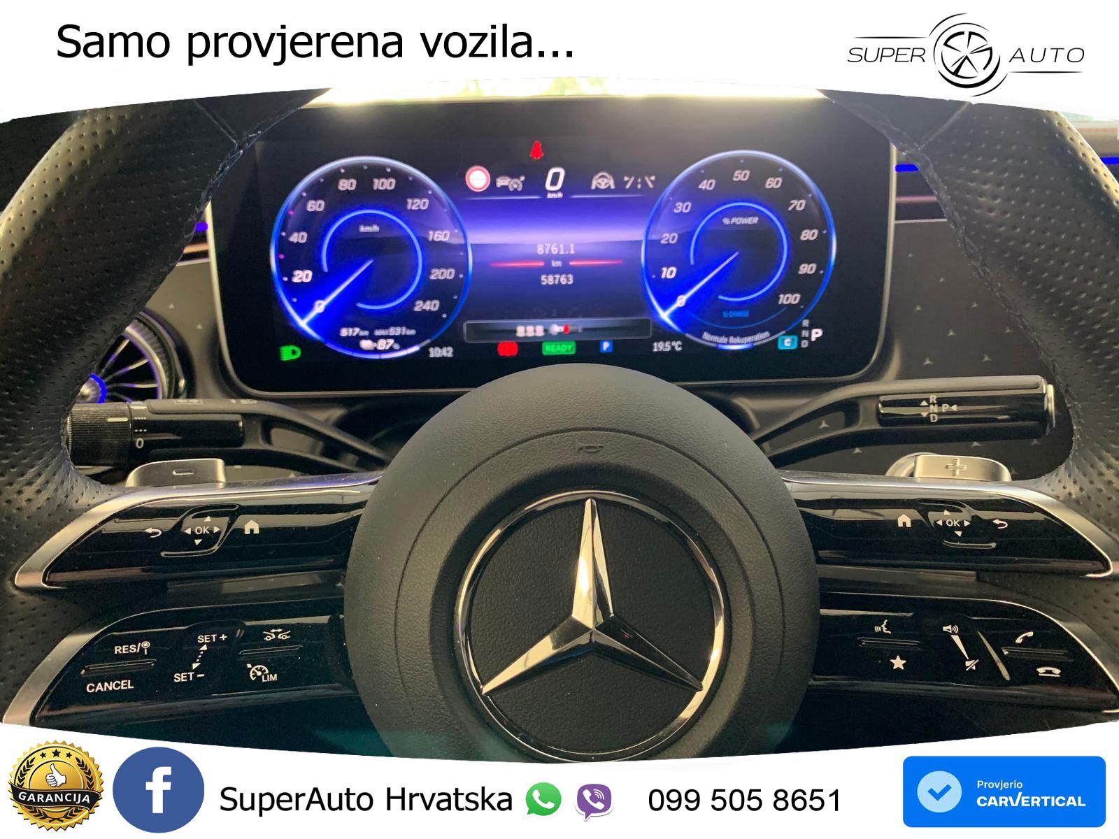 Mercedes EQE 500 100 kWh (408 KS) 4MATIC AMG LED+GR SJED+ACC