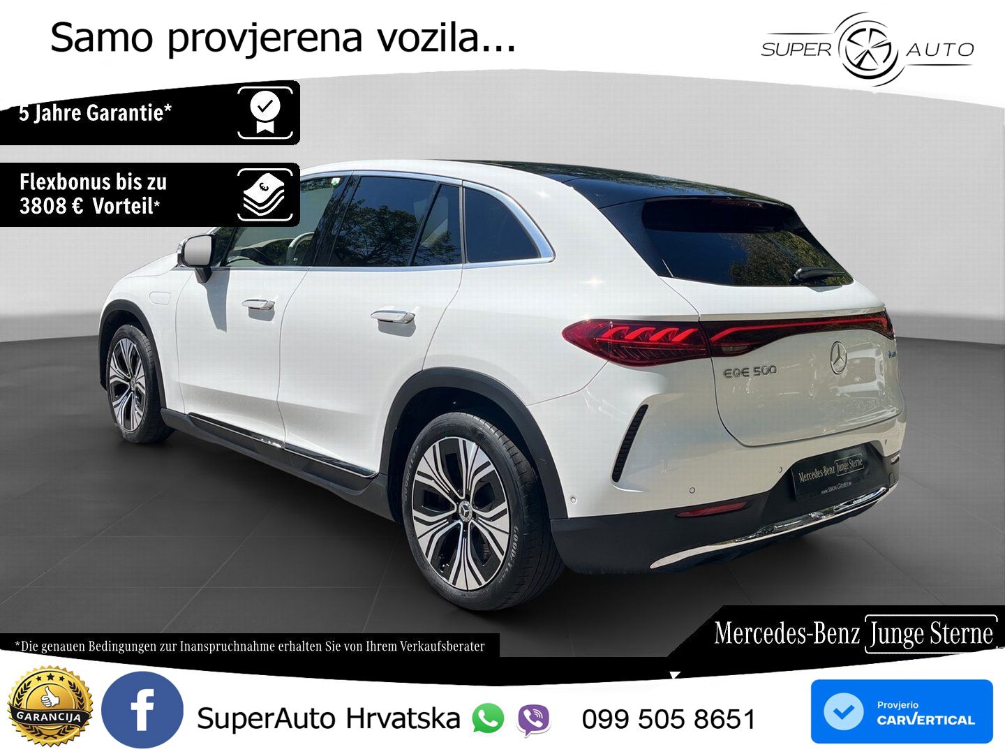 Mercedes EQE SUV 500 105 kWh (408 KS) 4MATIC