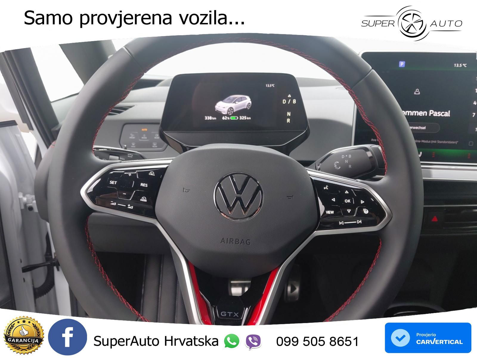 Volkswagen ID.3 GTX 84 kWh (286 KS)