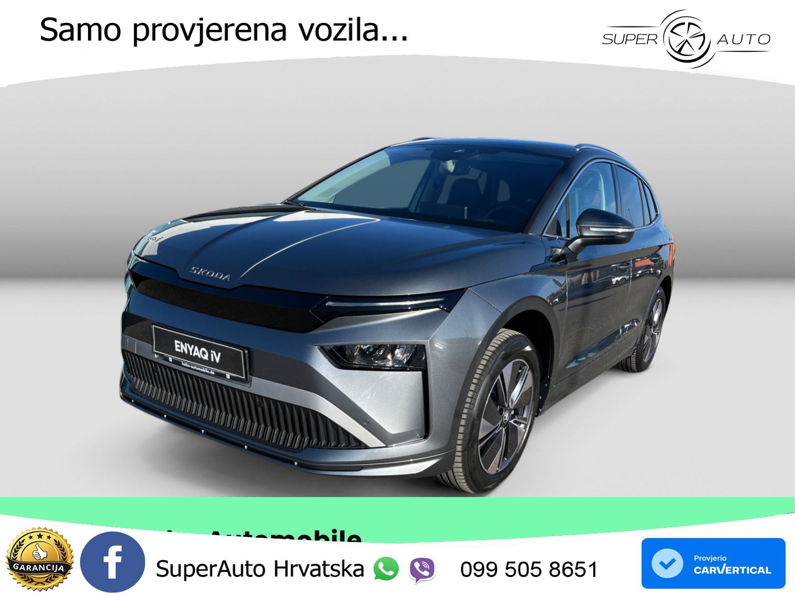 Škoda Enyaq 60 63 kWh (204 KS) LED+GR SJED+ACC