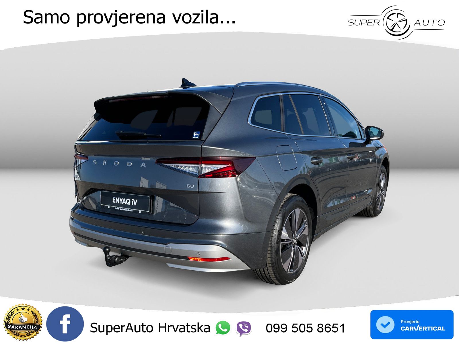Škoda Enyaq 60 63 kWh (204 KS) LED+GR SJED+ACC