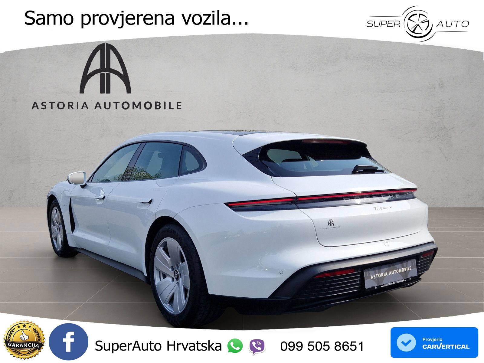 Porsche Taycan Sport Turismo Performance Plus 93.4 kWh (476 KS)