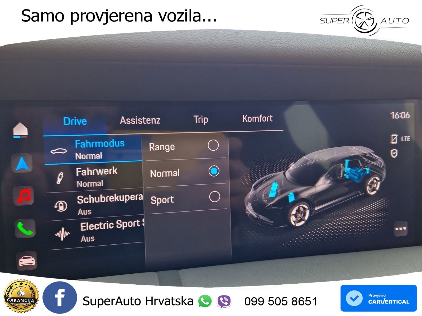 Porsche Taycan Sport Turismo Performance Plus 93.4 kWh (476 KS)