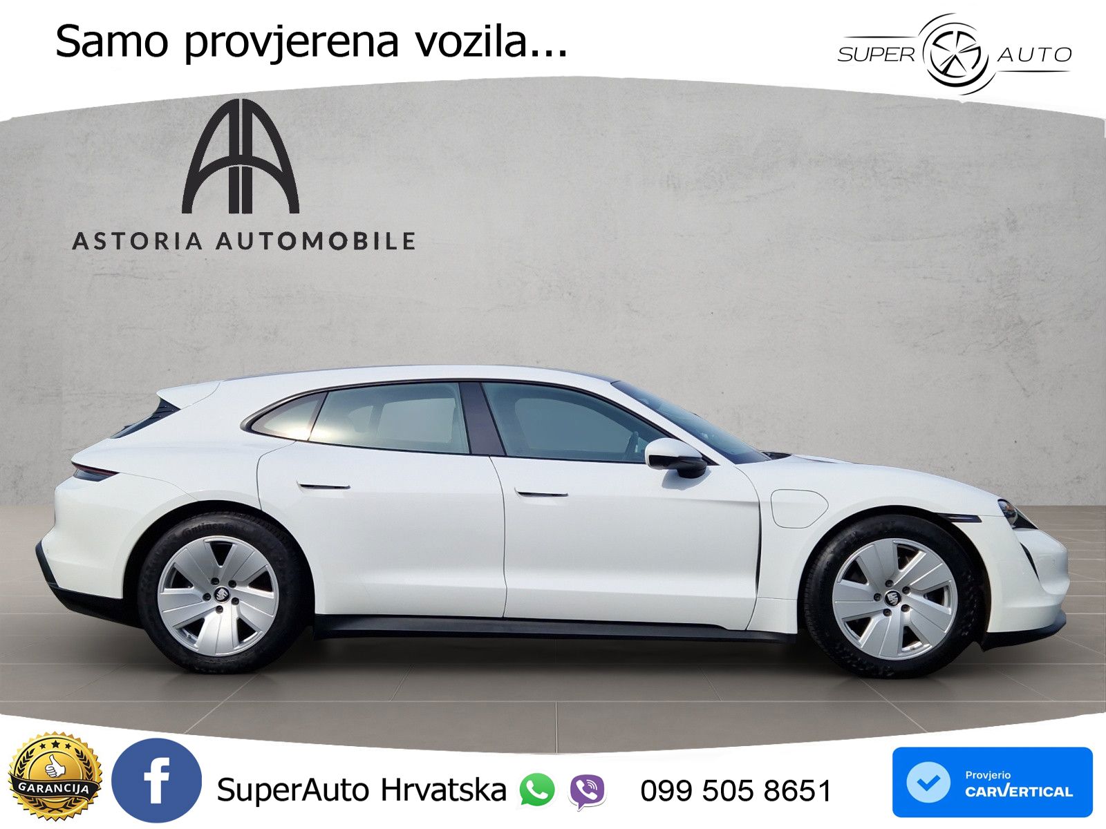 Porsche Taycan Sport Turismo Performance Plus 93.4 kWh (476 KS)