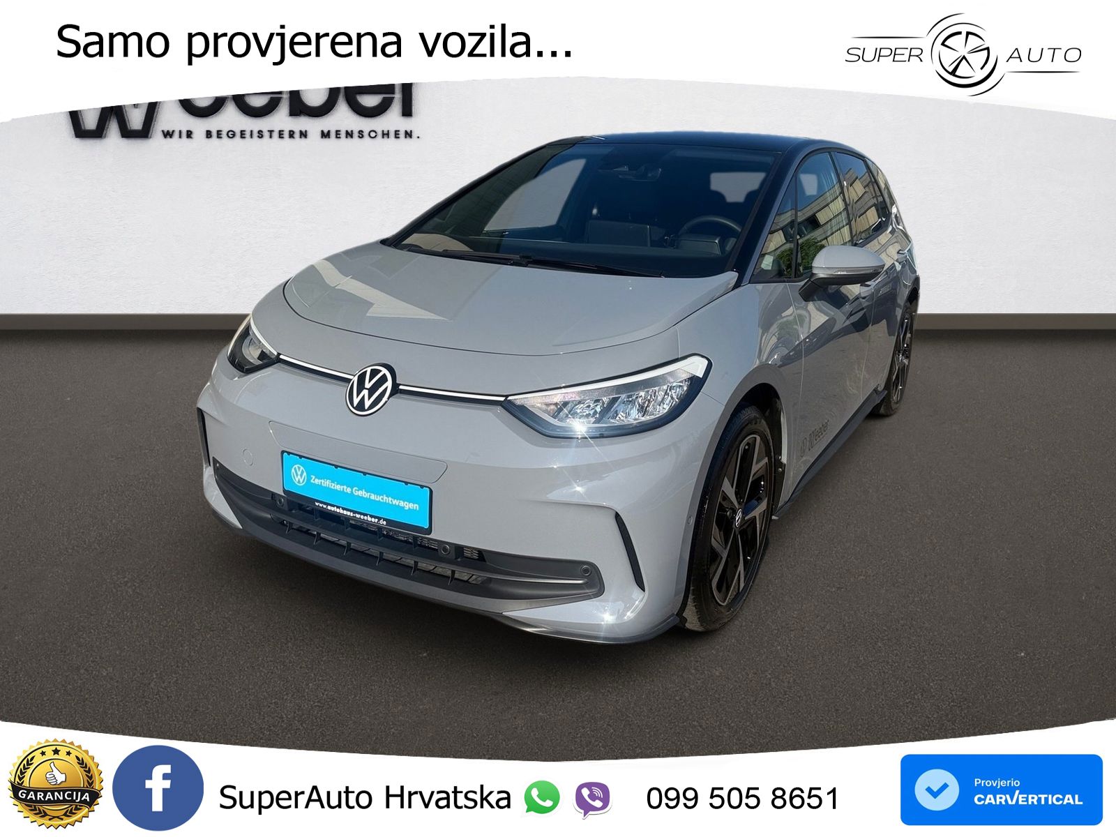 Volkswagen ID.3 Pro 62 kWh (204 KS) LED+GR SJED+ACC