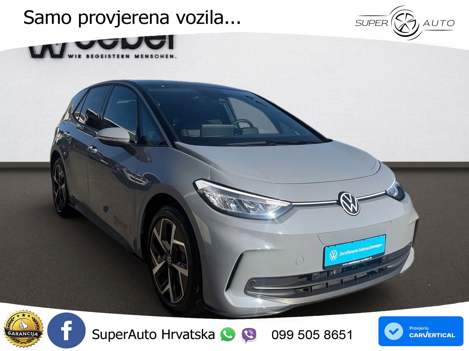 Volkswagen ID.3 Pro 62 kWh (204 KS) LED+GR SJED+ACC