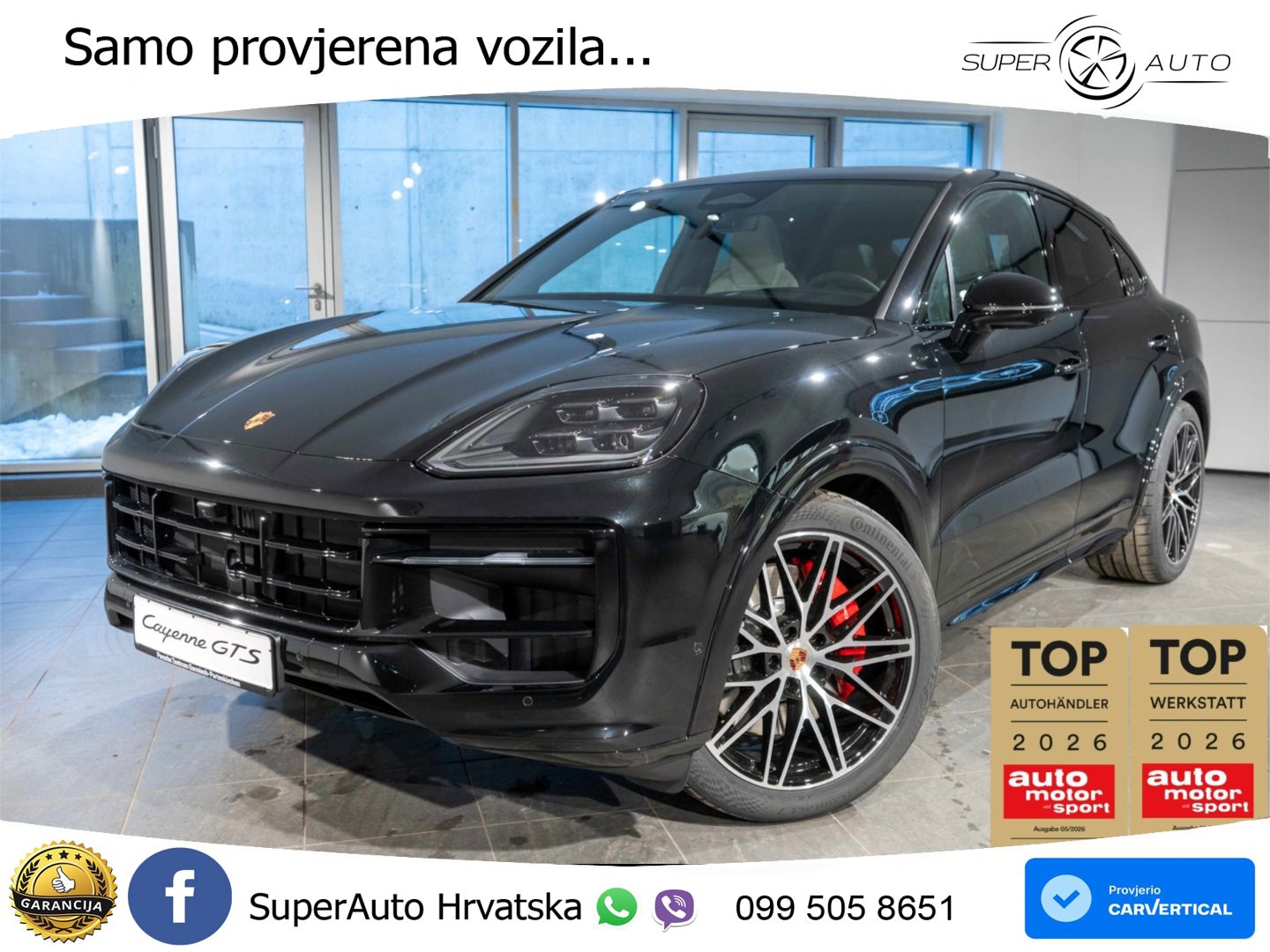 Porsche Cayenne Coupe GTS 4.0 V8 (500 KS) Tiptronic S LED+GR SJED+ACC