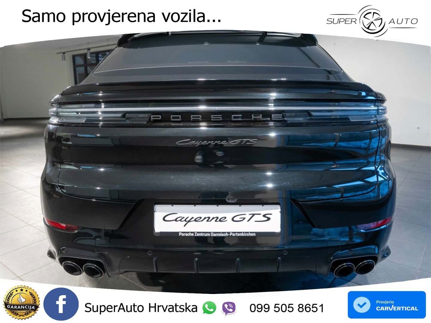 Porsche Cayenne Coupe GTS 4.0 V8 (500 KS) Tiptronic S LED+GR SJED+ACC