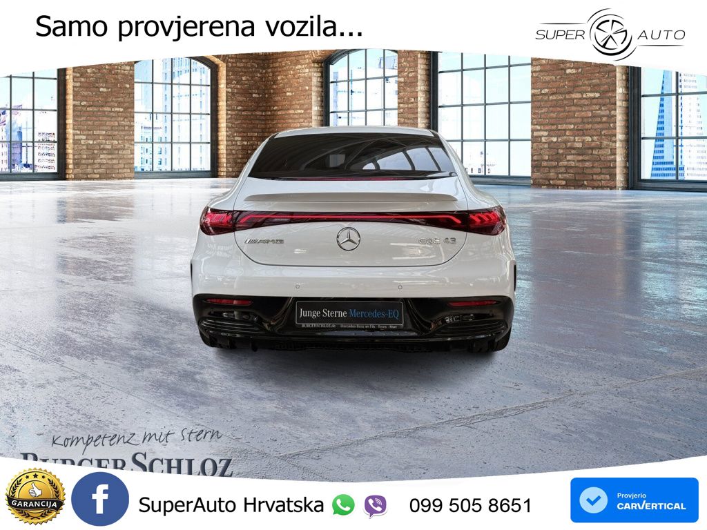 Mercedes EQE AMG 43 100 kWh (476 KS) 4MATIC ZRAČNI+ACC+4xGR SJED+360