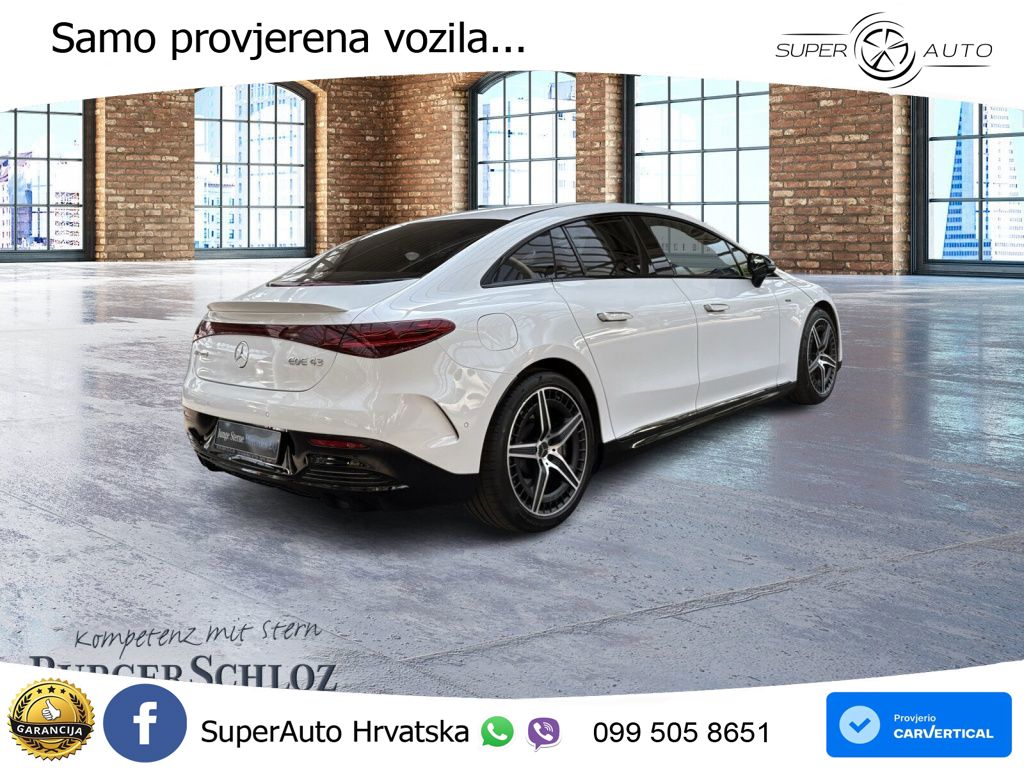 Mercedes EQE AMG 43 100 kWh (476 KS) 4MATIC ZRAČNI+ACC+4xGR SJED+360